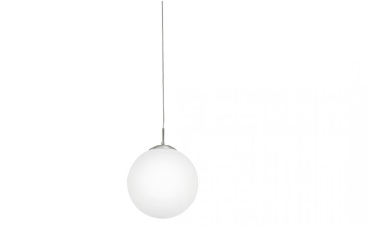 Rondo sospensione 1 luce in vetro Ø30 cm
