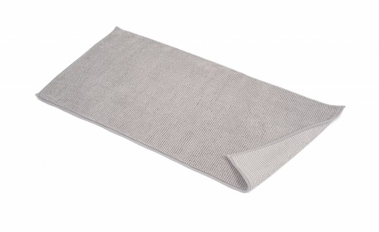 Poppy tappeto bagno grigio 50x80 cm- --Poliestere-80 cmx50 cm