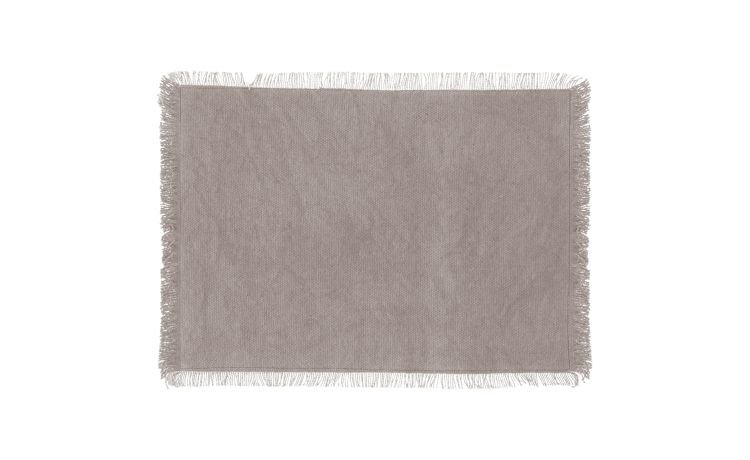 Maha tovaglietta in cotone grigio 45x30 cm