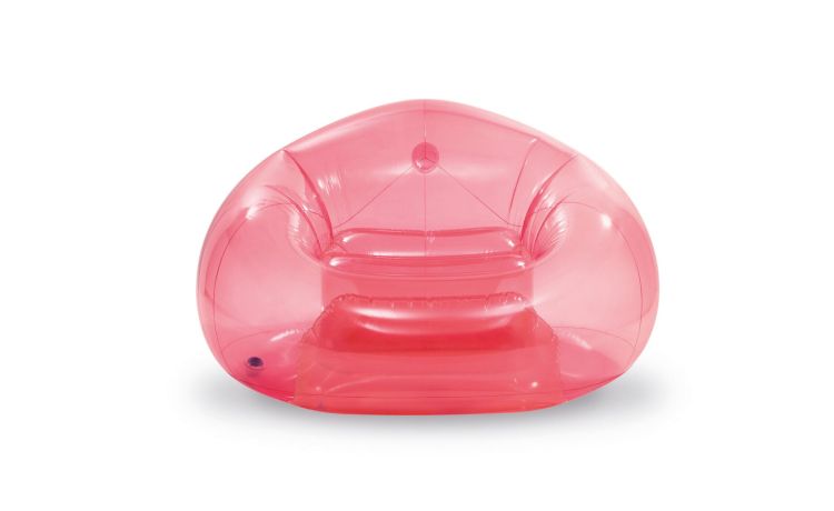 Sara poltrona gonfiabile rosa 137x127 cm- --Pvc-74 cmx137 cm