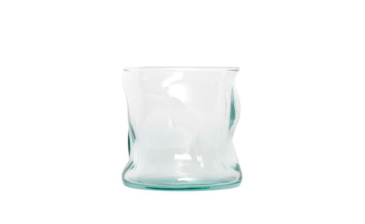 Amorf 4 bicchieri acqua in vetro riciclato 340 ml