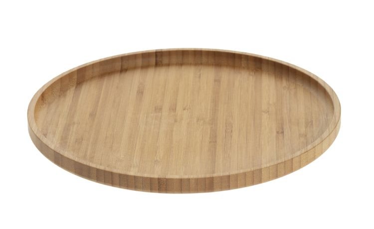 Wood vassoio in legno di bamboo Ø26 cm