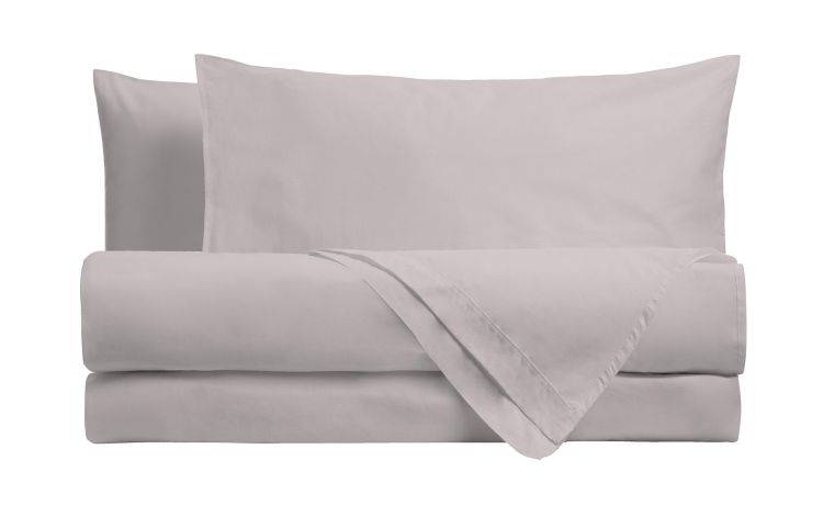 Completo letto 1 piazza e mezza tortora--Tortora-Cotone