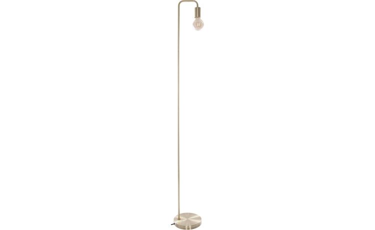 Keli piantana in ferro dorato E27 40W H150 cm- -Oro-Ferro-150 cmx20 cm