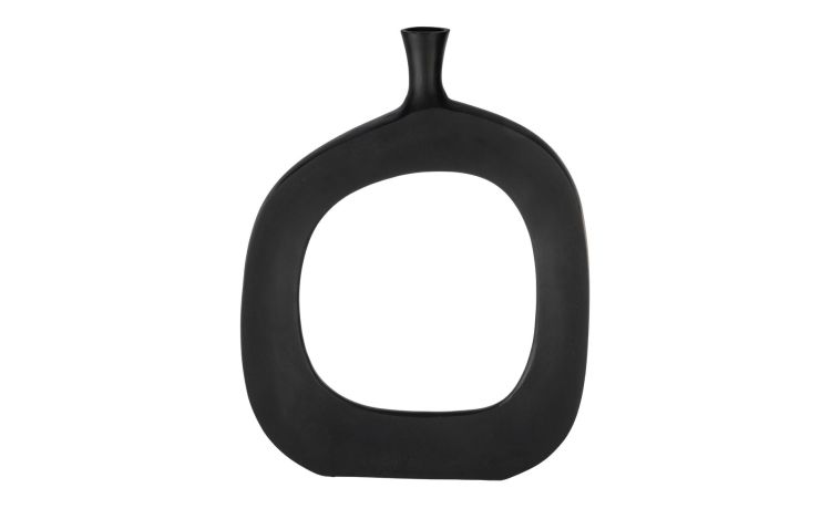 Ankarefo vaso in alluminio nero h57