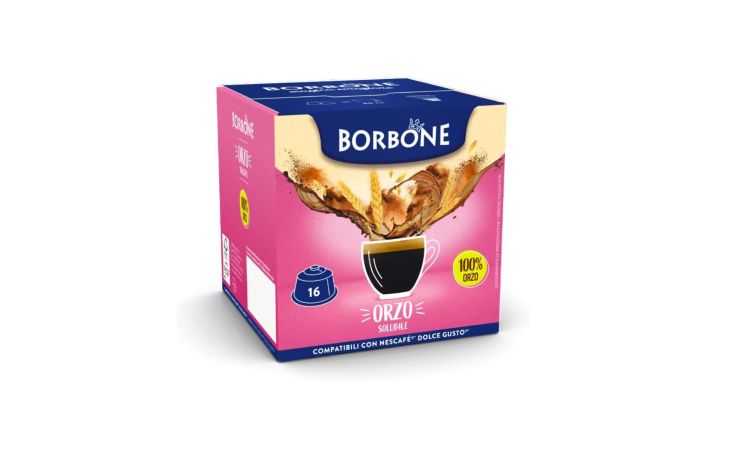 Borbone Orzo solubile -16 capsule compatibili con macchine a marchio Nescafè Dolce Gusto