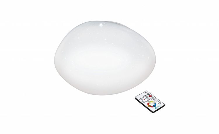 Sileras plafoniera D45 cm--Bianco-Acrilico