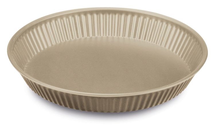 Gold tortiera crostate in acciaio Ø28 cm- -Oro-Acciaio