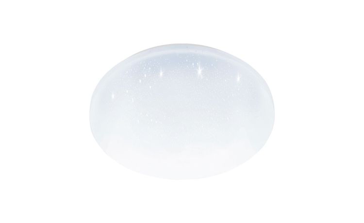 Pogliola plafoniera bianca LED 18 W Ø31 cm- -Bianco-Acrilico