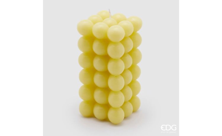 Sfera candela colore gialla h16 cm--Giallo--16 cmx8 cm