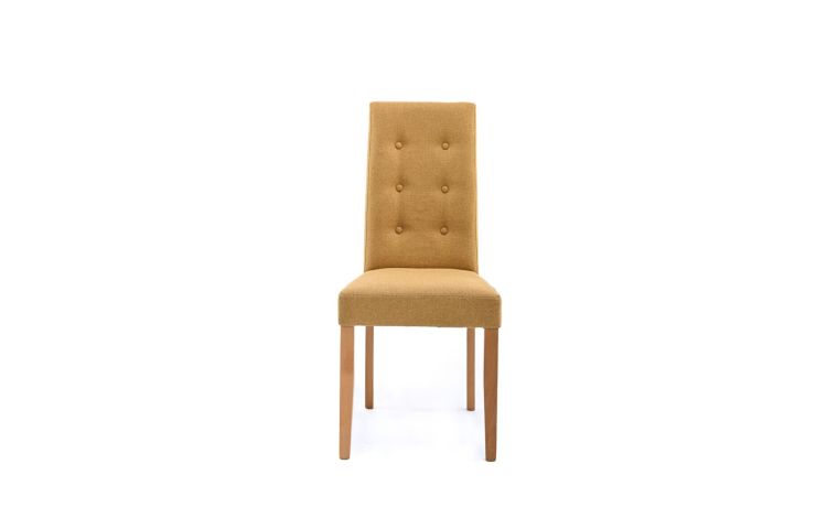 Peggy sedia in tessuto ocra--Ocra-Legno-98 cmx58 cm