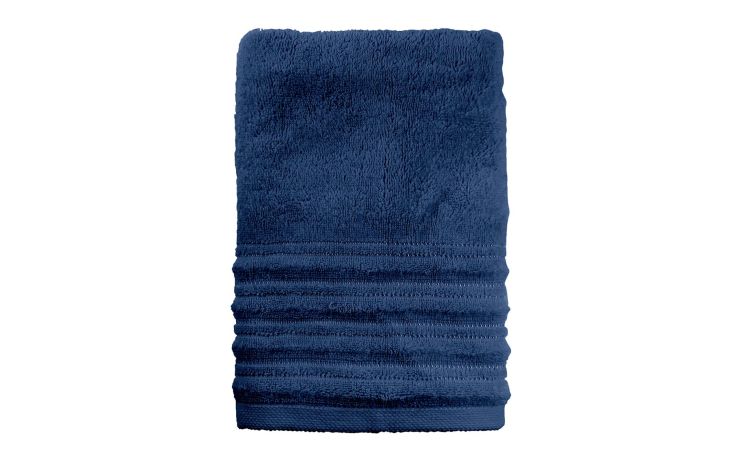 Terry telo bagno in cotone blu 90x140 cm