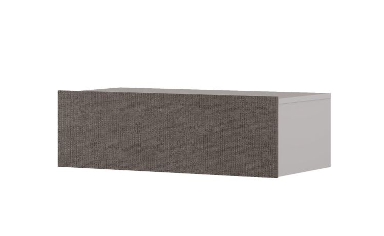 Gilda base 1 cassetto colore portland L120 cm-Struttura colore grigio chiaro-Grigio-Pannello-37