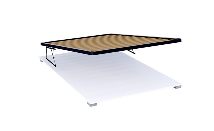 Kit rete con contenitore e fondi per letto piazza 1/2