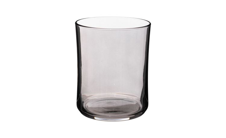Origin  bicchiere acqua in vetro grigio 350 ml- -Grigio-Vetro