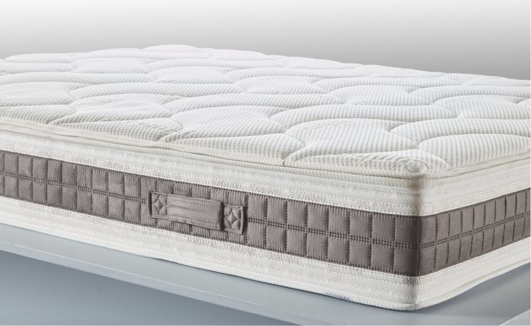 Biocomfort materasso singolo 80x190cm-Memory foam-Legno bianco-Eliocell schiumato-Singolo