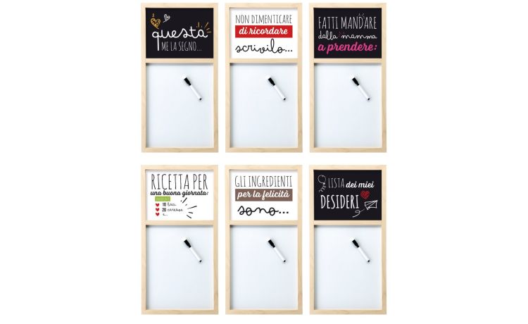 Lavagna magnetica con penna 31x60 cm---Mdf