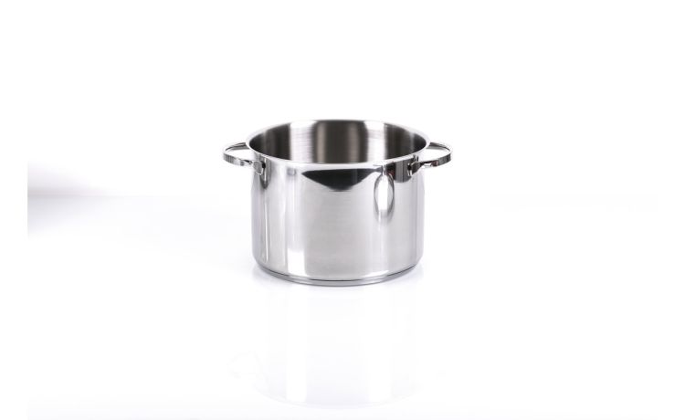 Allegro pentola in acciaio inox Ø28 cm-Fondo adatto a induzione-Grigio-Acciaio inox