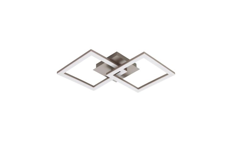 Huerta plafoniera LED in metallo bianco 20W- -Cromo-Metallo-6