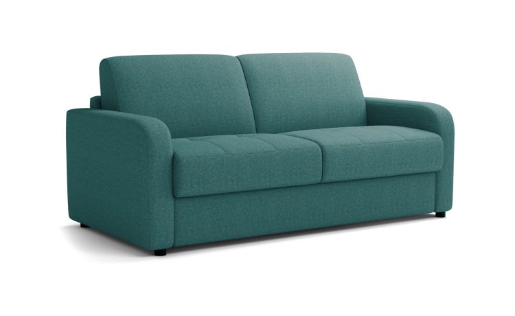 Vera divano letto in tessuto color turchese--Azzurro-Tessuto-87 cmx185 cm