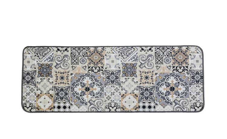 Daily tappeto grigio 50x150 cm--Grigio-Cotone-50 cmx150 cm