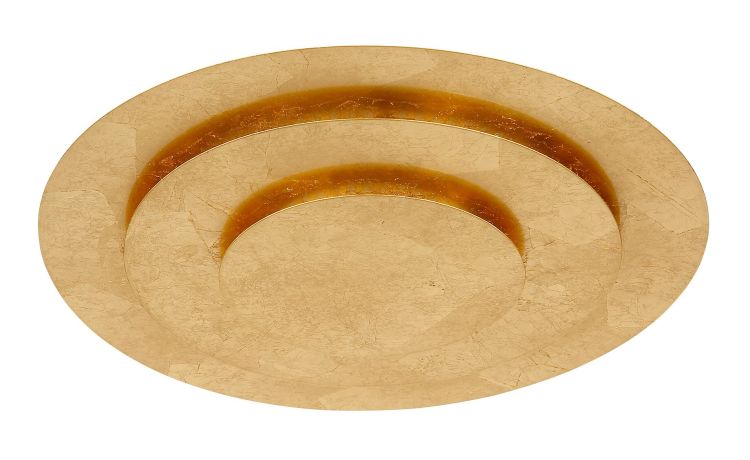 Heda plafoniera LED Oro Ø35 cm--Oro-Metallo