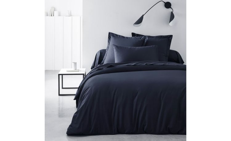 Organic Cotton copripiumino matrimoniale blu- --100% Cotone-Matrimoniale