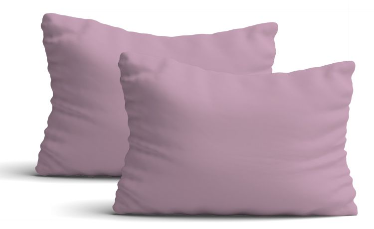 Coppia di federe 50x80 cm rosa
