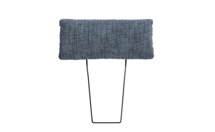 Portofino poggiatesta in tessuto blu --Blu-Tessuto-54 cmx60 cm