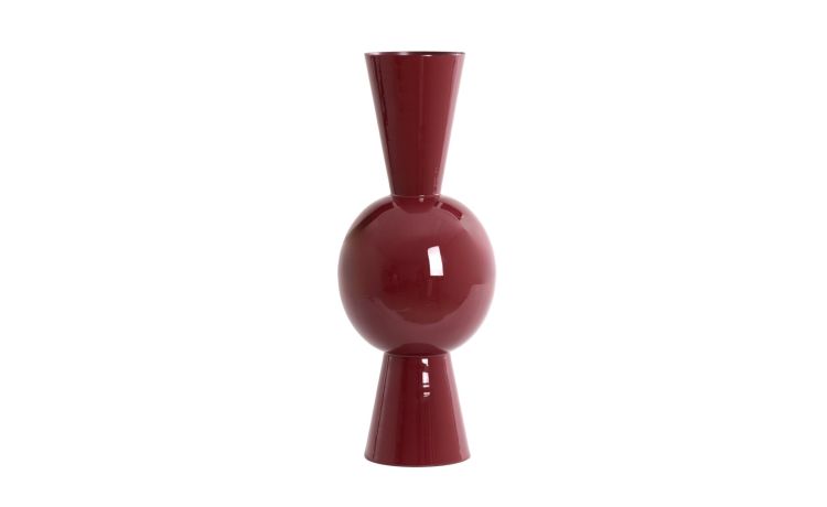 Chedi vaso in ferro bordeaux h75 cm--Bordeaux-Ferro
