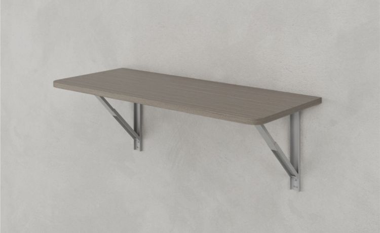 Cabrio tavolo basculante olmo L.90 -L.90 cm P.50 cm-Legno chiaro-Pannello ecologico