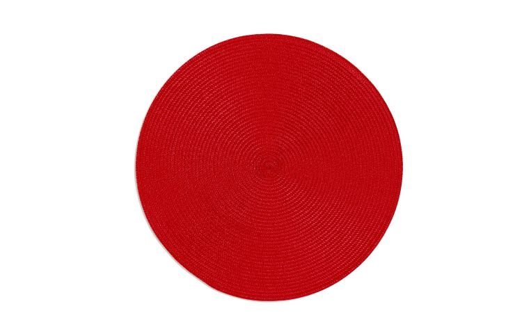 Round tovaglietta rossa Ø36 cm