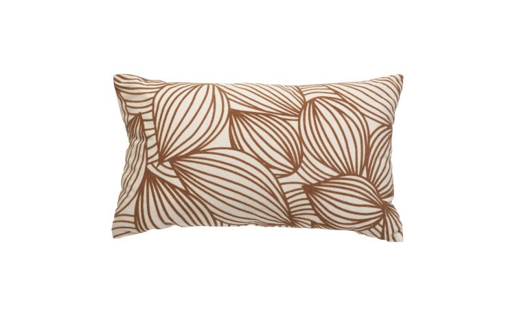 Floq cuscino in cotone 50x30 cm--Multicolore-Poliestere-50 cmx30 cm