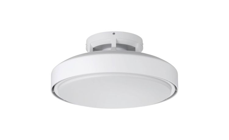 Ghost plafoniera con ventilatore--Bianco-Abs