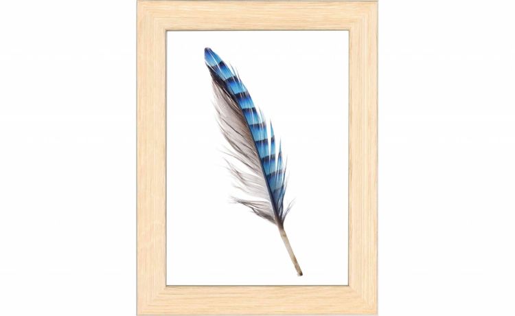 Newman cornice in legno naturale 50x70 cm- -Legno naturale-Legno-70 cmx50 cm