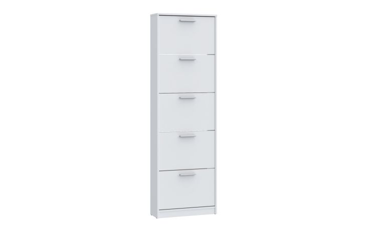 Stilo scarpiera 5 ribalte bianca--Bianco-Nobilitato-185