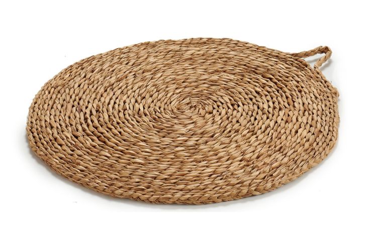 sottopiatto in vimini Ø40 cm- -Marrone-Vimini