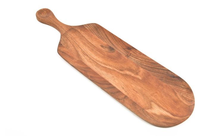 Tagliere da portata con manico 50x15 cm- --Legno-15 cmx50 cm