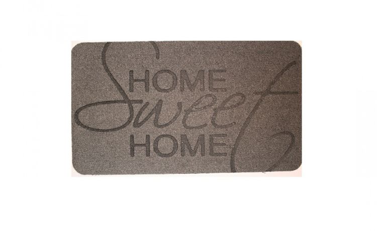 Zeli zerbino home sweet home grigio 40x70 cm
