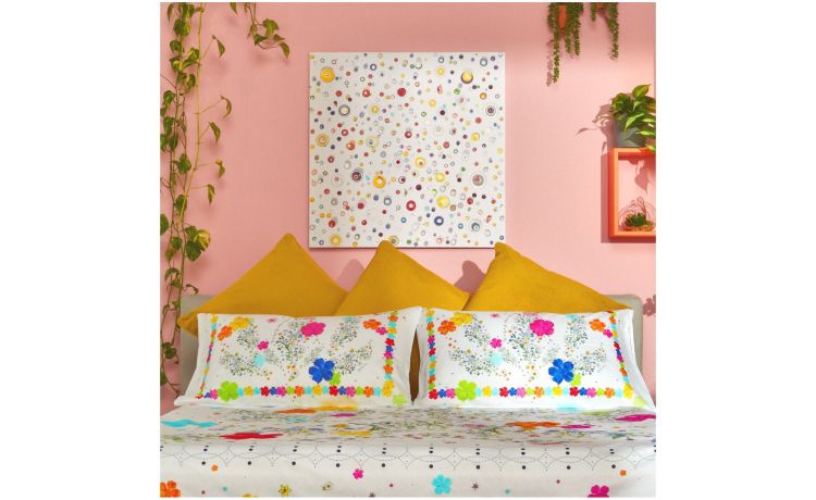Pop canvas colorato 80x80 cm-Collezione Salvatore Piccione-Multicolore-Canvas-80 cmx80 cm