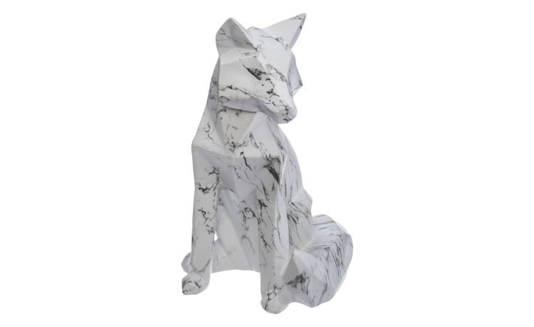 Trixie volpe oggetto decorativo bianco H25 cm