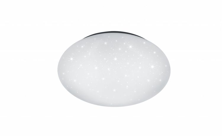Lukida plafoniera bianca LED 18W Ø38 cm- -Bianco-Acrilico