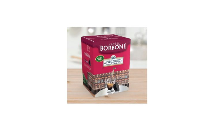 Borbone Box 50 capsule Caffè miscela Dek-compatibili Lavazza A Modo Mio