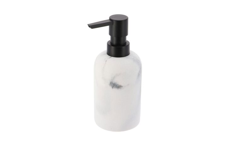 Carrara dispenser bianco effetto marmo h17
