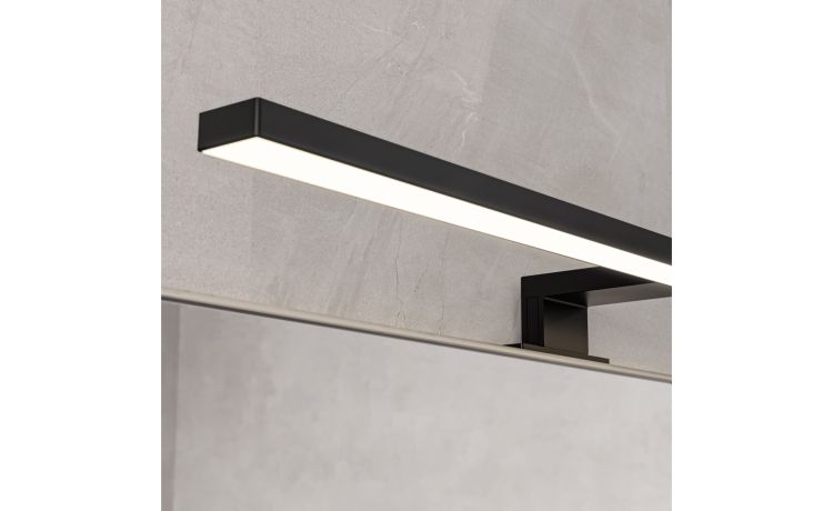 Specchio con cornice reversibile 80x120 cm-Specchiera-Grigio-Vetro-80 cmx120 cm