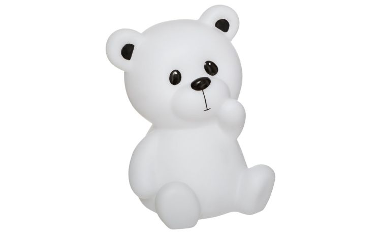 Bear lampada da tavolo orsetto h30 cm--Bianco-Acrilico-30 cmx22 cm