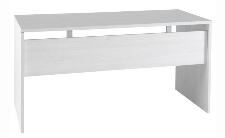 Pixel scrivania colore betulla-Misure L 140 x P 80 x H 76 cm-Legno bianco-Pannello-76 cmx140 cm
