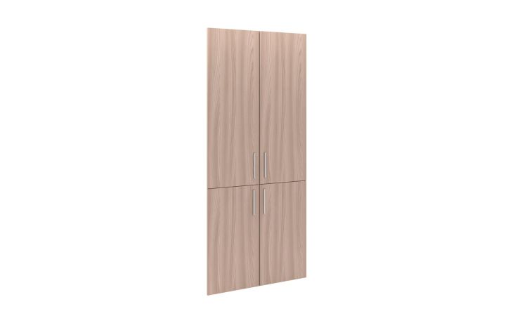 Pixel Set 4 ante olmo-L90 x H210 cm-Legno naturale-Pannello