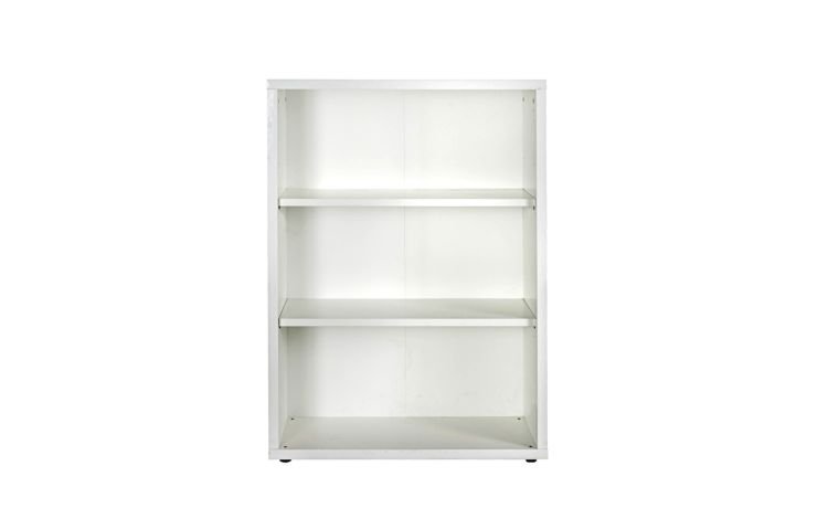 Stella libreria 3 vani bianco lucido H112 cm