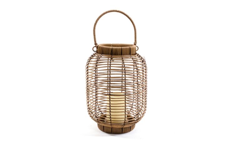 Noah lanterna &#43; candela led h30 cm